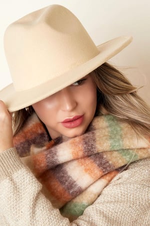 Fedora hat red Polyester h5 Picture2